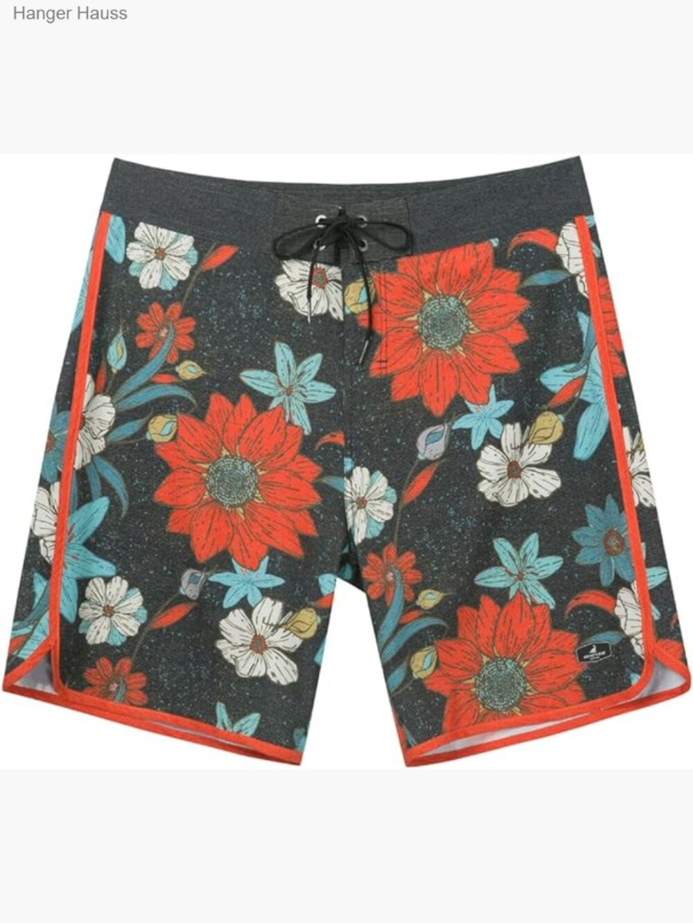Men's 4-Way Stretch Board Shorts Quick Dry Swim Trunks No Mesh Liner